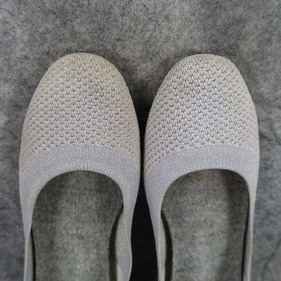 Allbirds Shoes Womens 8 Ballet Flats Tree Breezer Slip On Casual Breathable Grey - Picture 7 of 14